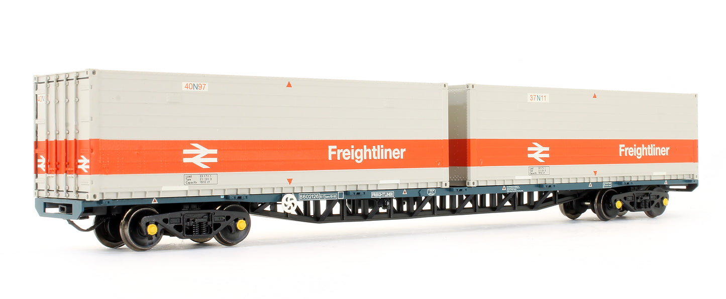 Pre-Owned 38-626 FFA Freightliner Wagon BR Blue (Pre-Tops) With ISO Containers