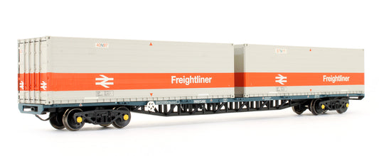 Pre-Owned 38-626 FFA Freightliner Wagon BR Blue (Pre-Tops) With ISO Containers