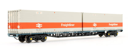 Pre-Owned 38-626 FFA Freightliner Wagon BR Blue (Pre-Tops) With ISO Containers