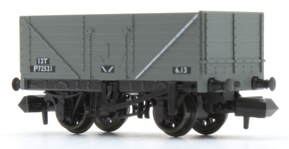Pre-Owned 9ft 7 plank open wagon, BR, grey No.72521