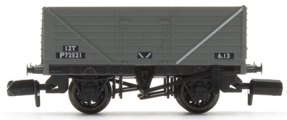 Pre-Owned 9ft 7 plank open wagon, BR, grey No.72521