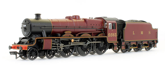 Pre-Owned Jubilee Class 5593 'Kolhapur' Stanier Tender LMS Crimson Steam Locomotive (Exclusive Edition)