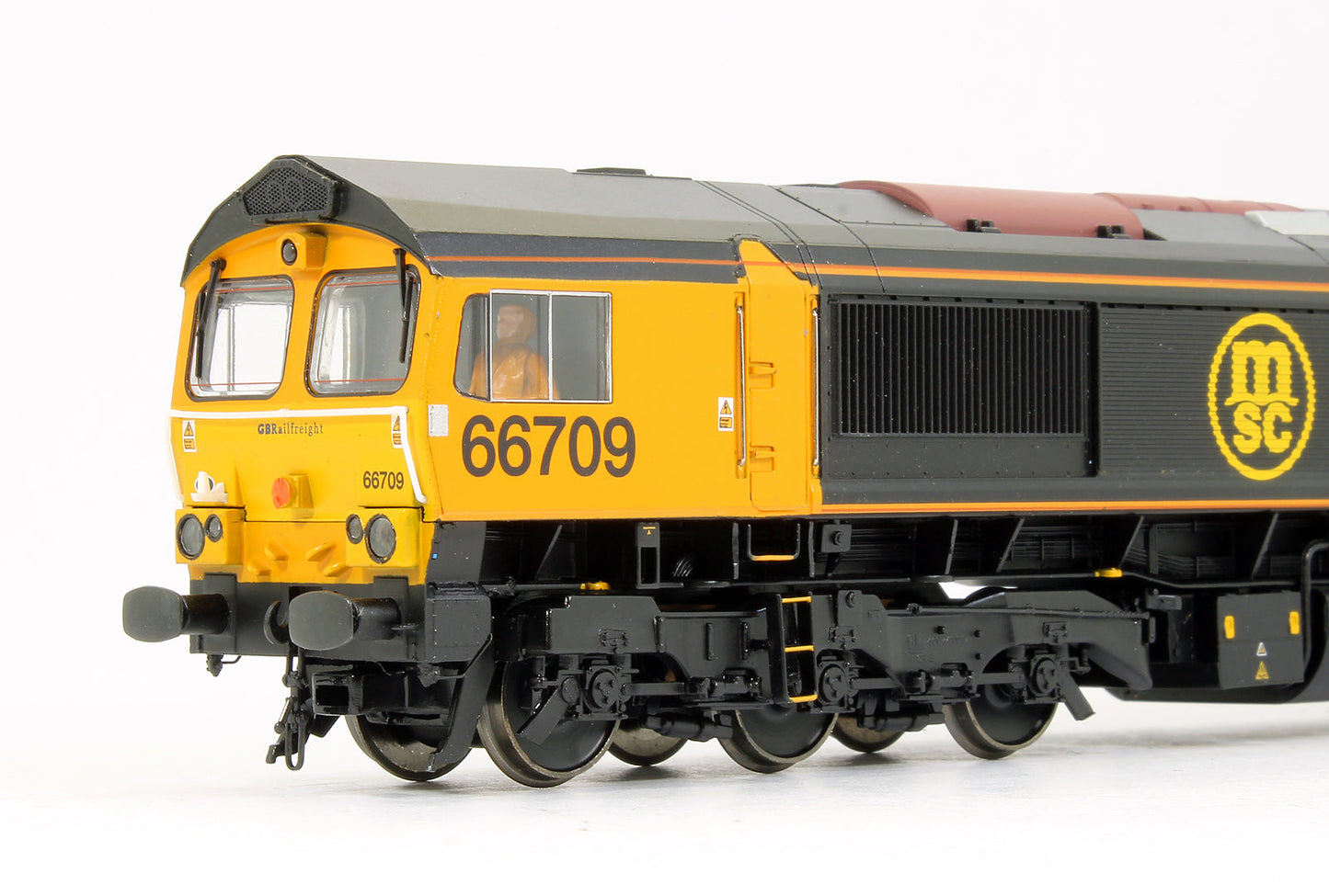 Pre-Owned 32-727Z Class 66709 Medite GBRf 'Joseph Arnold Davies' Diesel Locomotive (Exclusive Edition) - DCC Fitted