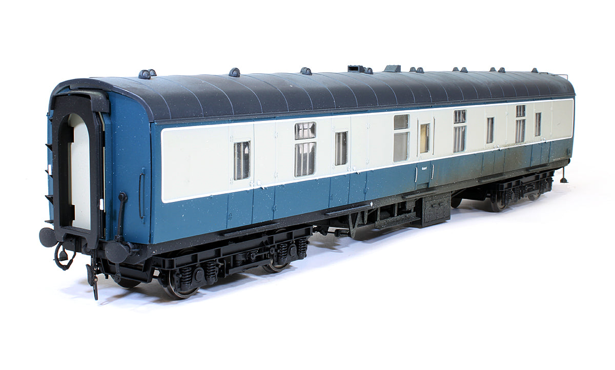 Pre-Owned BR Blue/Grey MK1 BG Full Brake Coach - B4 Bogies - Custom Weathered