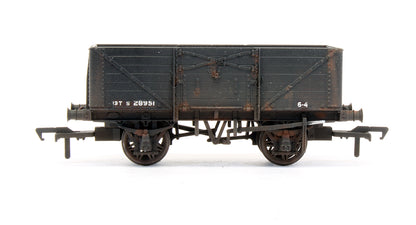Pre-Owned SECR 1355 7 plank Open Wagon - SR brown (with BR markings) #S28951 - Custom Weathered