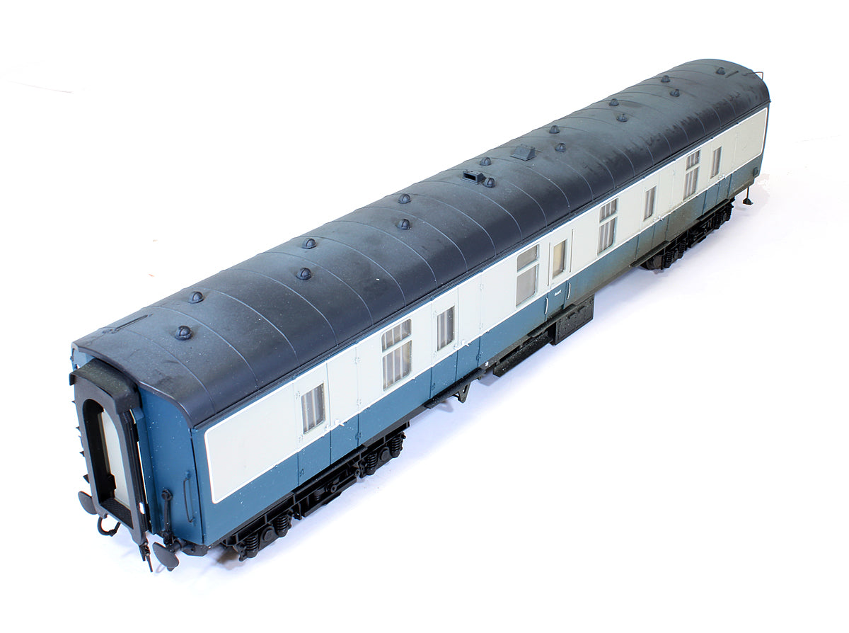 Pre-Owned BR Blue/Grey MK1 BG Full Brake Coach - B4 Bogies - Custom Weathered