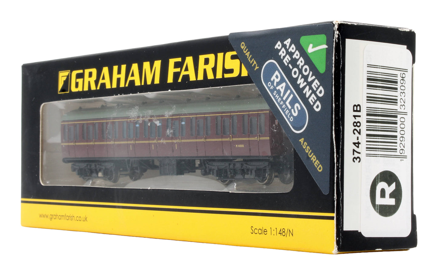 Pre-Owned 374-282B MK1 57ft Suburban Composite Maroon Coach 'W 41008'