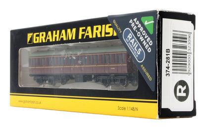 Pre-Owned 374-282B MK1 57ft Suburban Composite Maroon Coach 'W 41008'