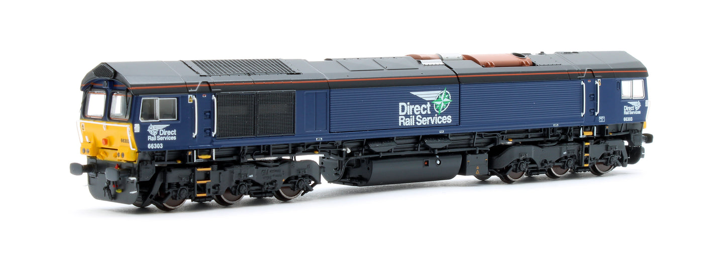 Class 66 66303 DRS Plain Diesel Locomotive - DCC Sound