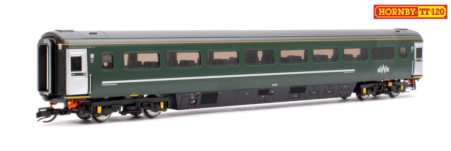 Set of 8 GWR TT:120 Class 43 HST & Mk3 Coaches