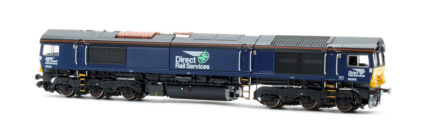 Class 66 66303 DRS Plain Diesel Locomotive - DCC Sound
