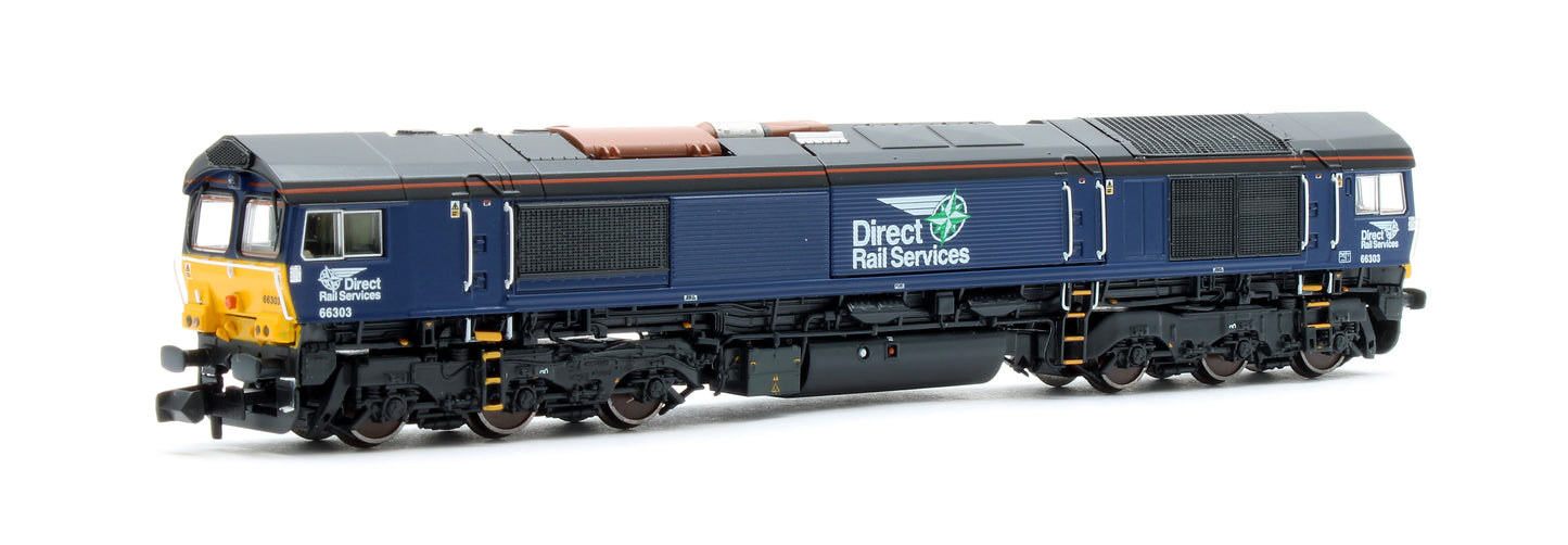 Class 66 66303 DRS Plain Diesel Locomotive - DCC Sound