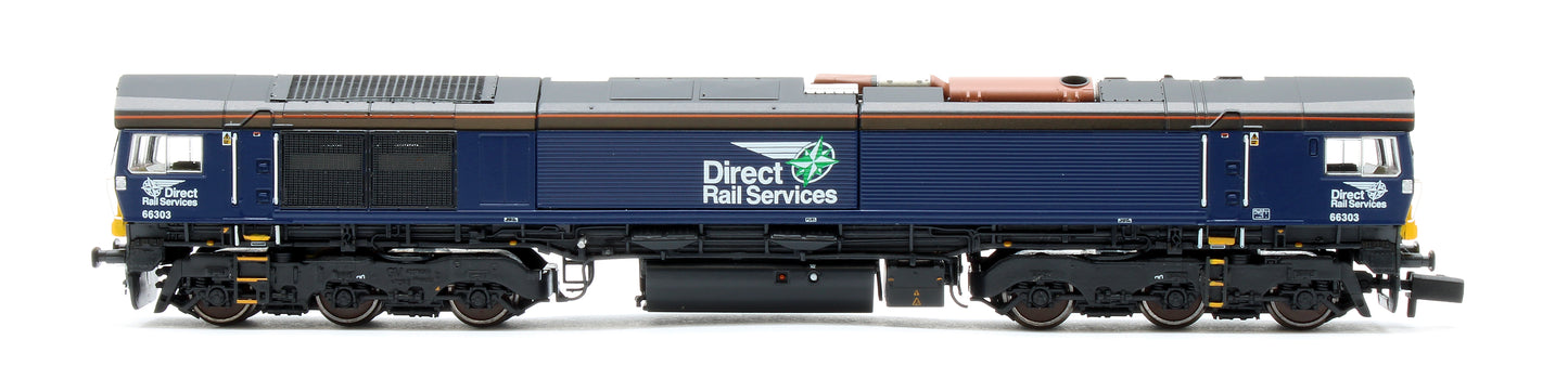 Class 66 66303 DRS Plain Diesel Locomotive - DCC Sound