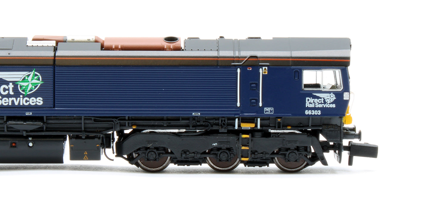 Class 66 66303 DRS Plain Diesel Locomotive - DCC Sound
