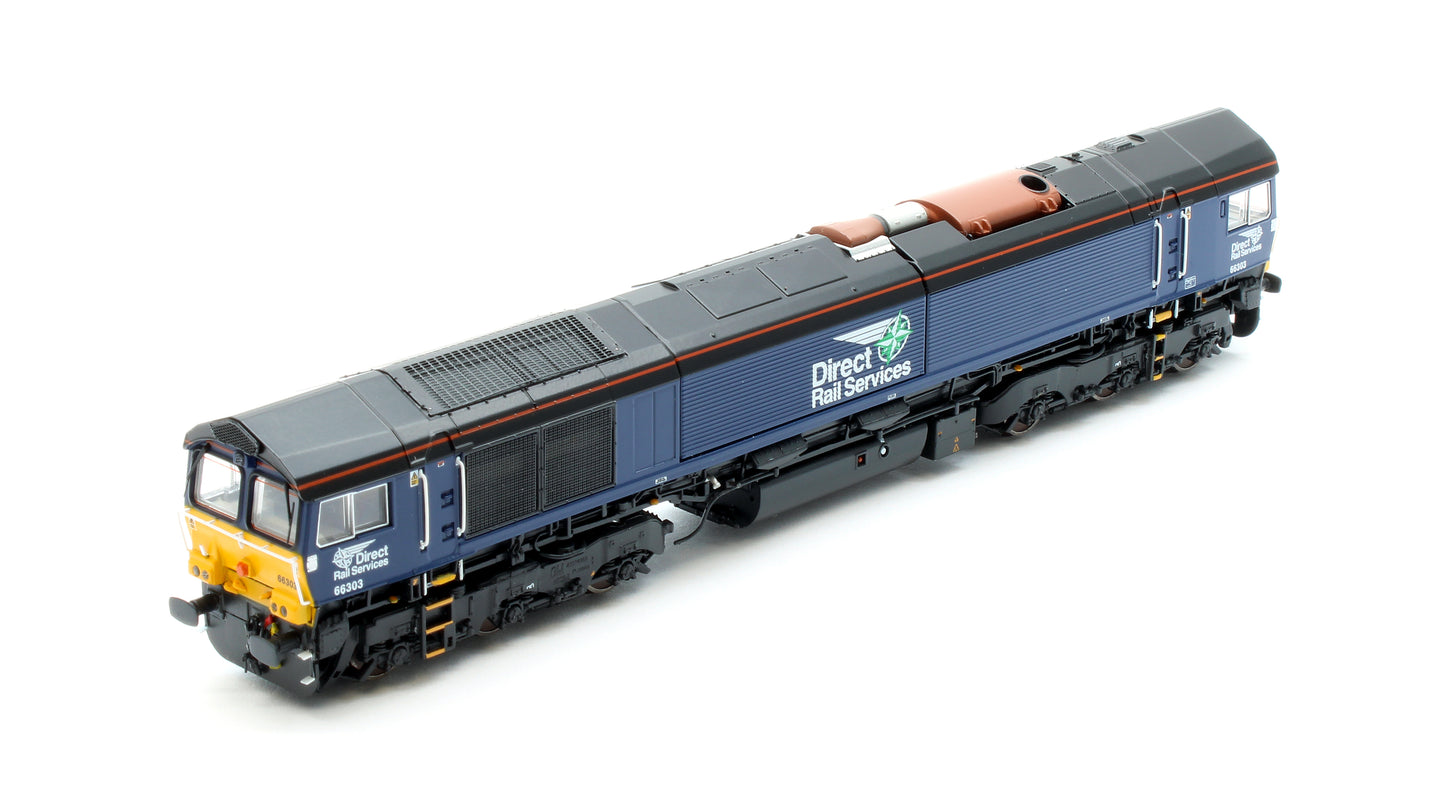Class 66 66303 DRS Plain Diesel Locomotive - DCC Sound