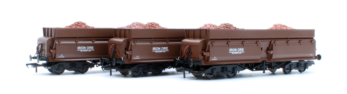 KRM-CON-OO-3I Set of 3 Consett Iron Ore Wagons - Pack I (With Load)