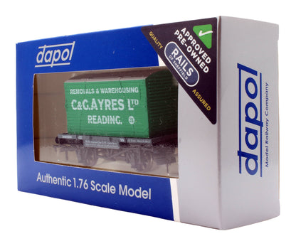 Pre-Owned 4F-037-104 C & G Ayres Conflat Wagon No.39024 & Container