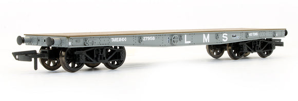 Pre-Owned War Office 'Parrot' Bogie Wagon LMS Grey