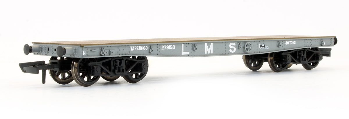 Pre-Owned War Office 'Parrot' Bogie Wagon LMS Grey