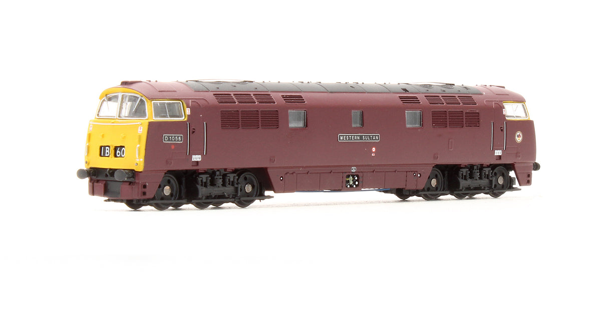 Pre-Owned Class 52 'Western Sultan' BR Maroon Full Yellow Ends D1056 Diesel Locomotive