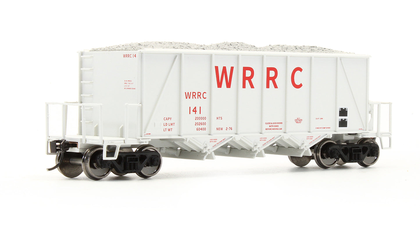 Pre-Owned 40' Ortner 100-Ton Aggregate Hopper Western Railroad WRRC - Road #141