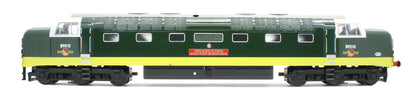 E/41-B2 Class 55 English Electric Deltic "The Kings Own Scottish Borderer" BR Green Small Yellow Panels No. D9010 Diesel Locomotive