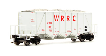 Pre-Owned 40' Ortner 100-Ton Aggregate Hopper Western Railroad WRRC - Road #105