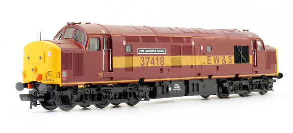 Pre-Owned Class 37418 EWS Maroon 'East Lancashire Railway' Diesel Locomotive Exclusive Edition