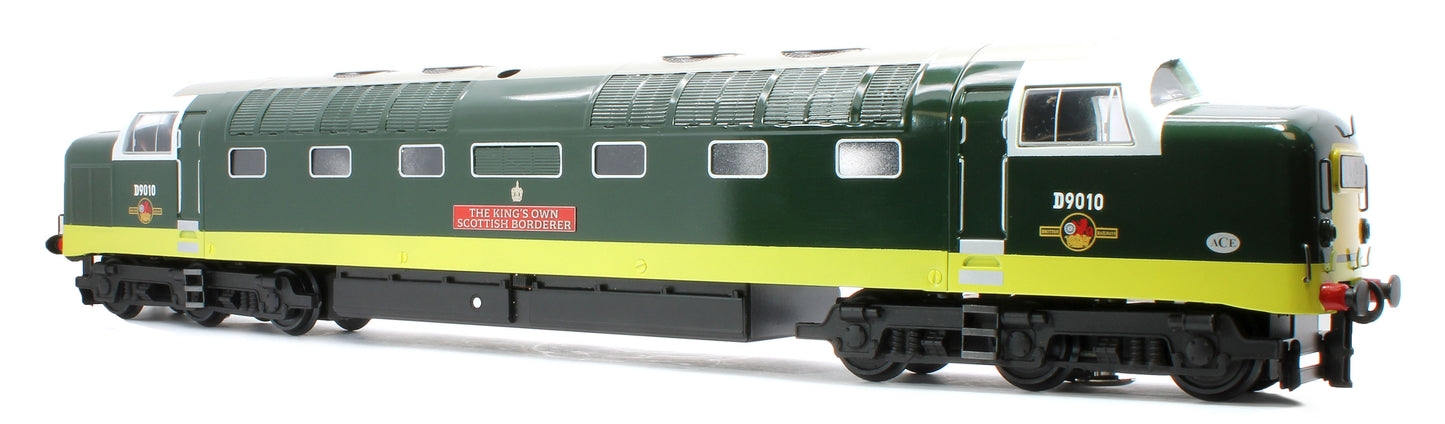 E/41-B2 Class 55 English Electric Deltic "The Kings Own Scottish Borderer" BR Green Small Yellow Panels No. D9010 Diesel Locomotive
