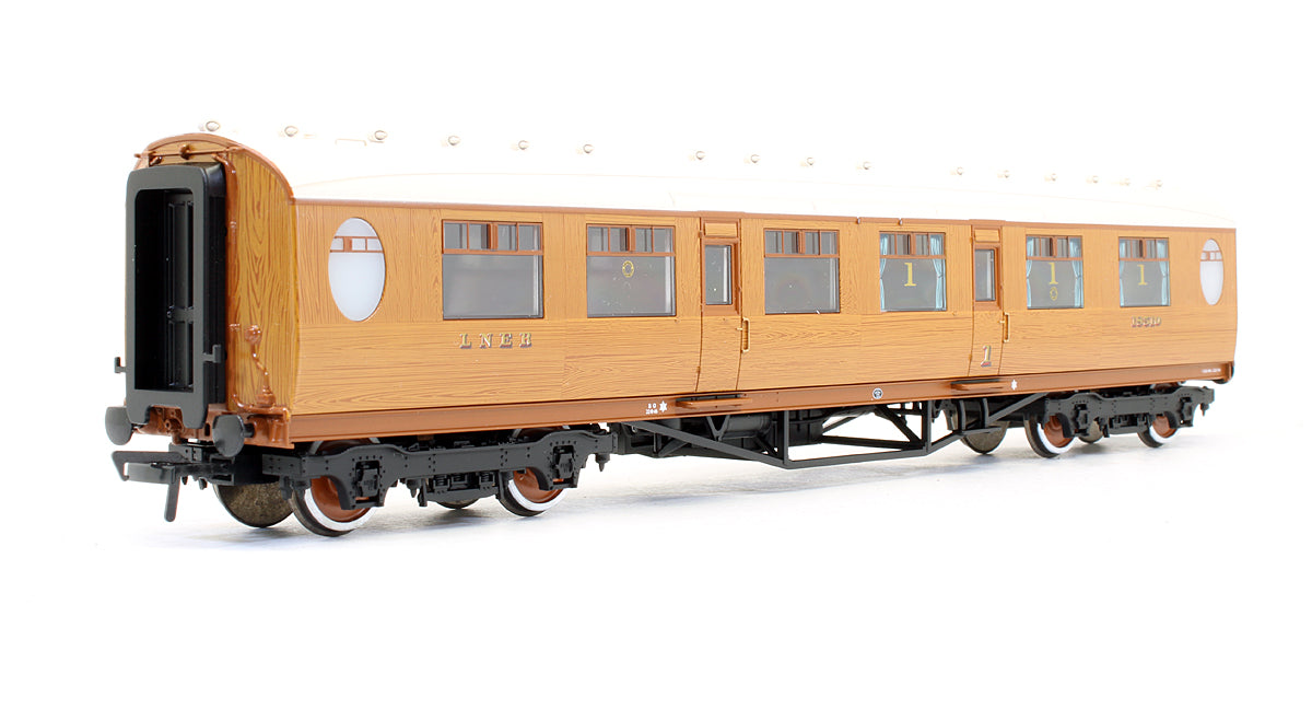 Pre-Owned Thompson Composite Corridor Coach LNER Teak '18510'