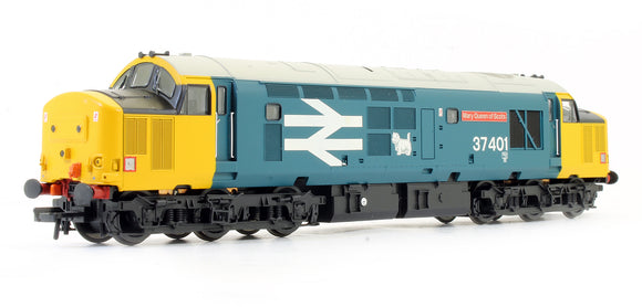 Pre-Owned Class 37/4 37401 BR Blue Large Logo 'Mary Queen Of Scots' Diesel Locomotive (DCC Fitted)