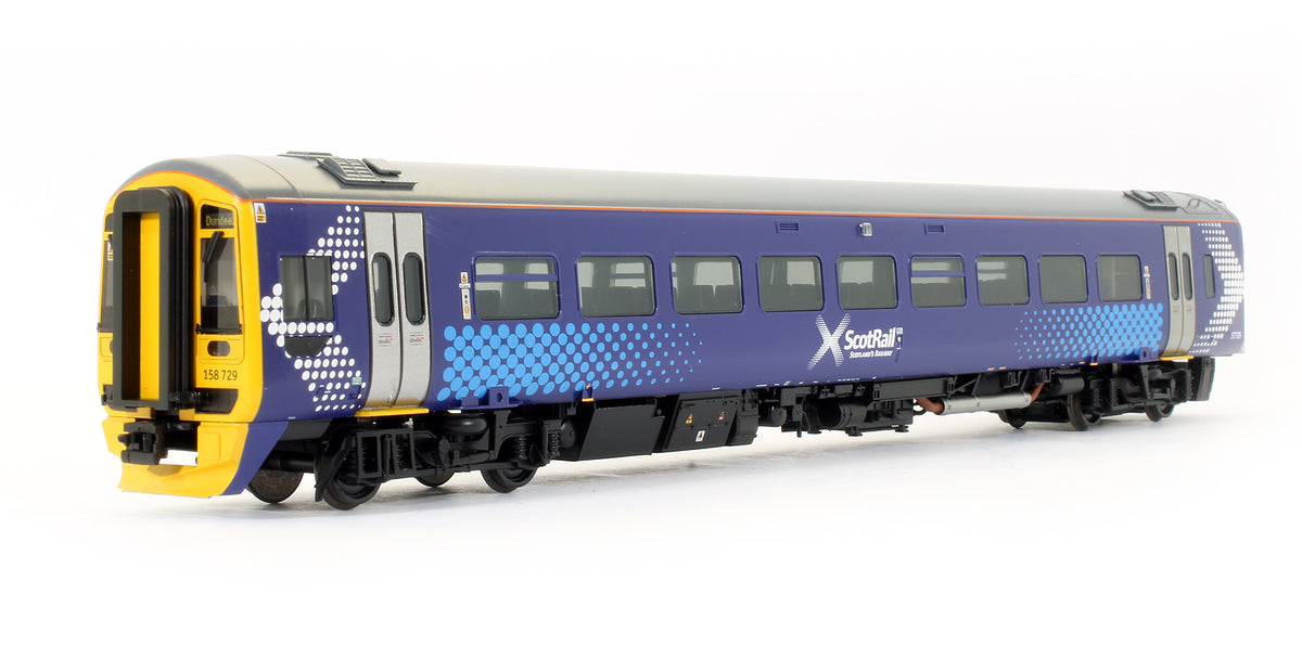 Pre-Owned Class 158 2 Car DMU 158729 Scotrail Saltire - DCC Sound Fitted