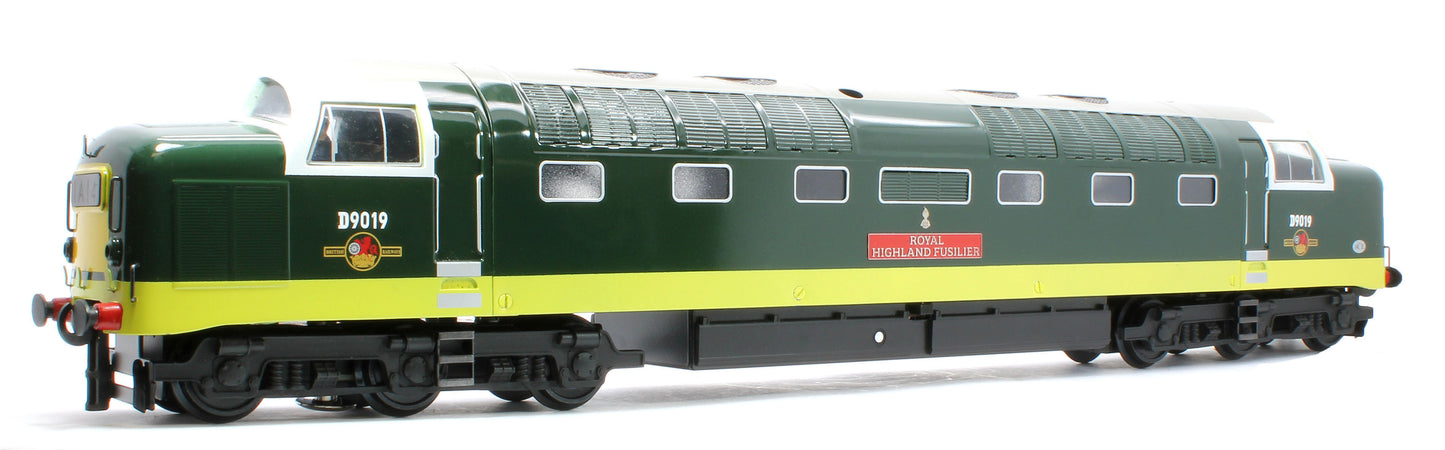 E/41-B2 Class 55 English Electric Deltic "The Royal Highland Fusilier" BR Green Small Yellow Panels No. D9019 Diesel Locomotive