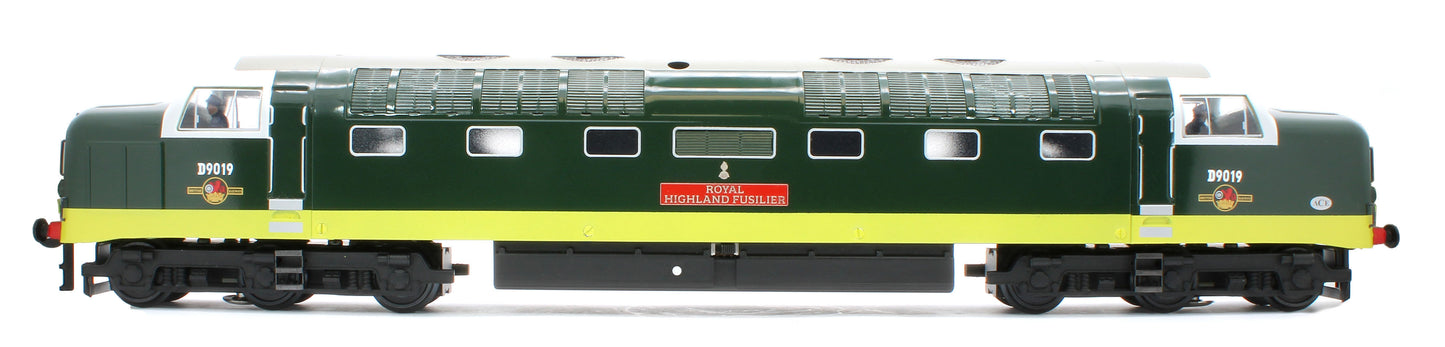 E/41-B2 Class 55 English Electric Deltic "The Royal Highland Fusilier" BR Green Small Yellow Panels No. D9019 Diesel Locomotive