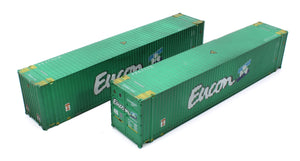 45ft' High Cube Container Eucon - Weathered