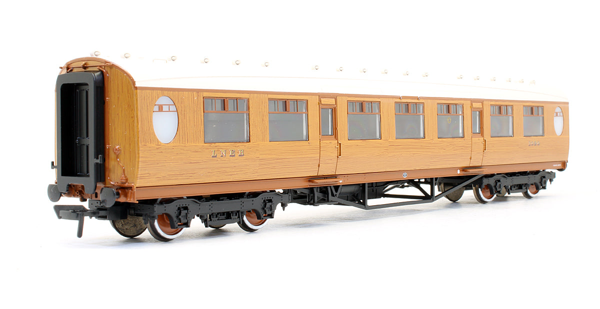 Pre-Owned Thompson 3rd Class Corridor Coach LNER Teak '1090'
