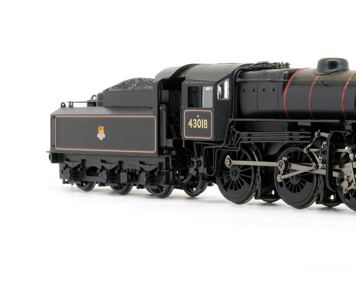 Pre-Owned Ivatt Class 4MT 2-6-0 '43018' BR Black Early Emblem Steam Locomotive