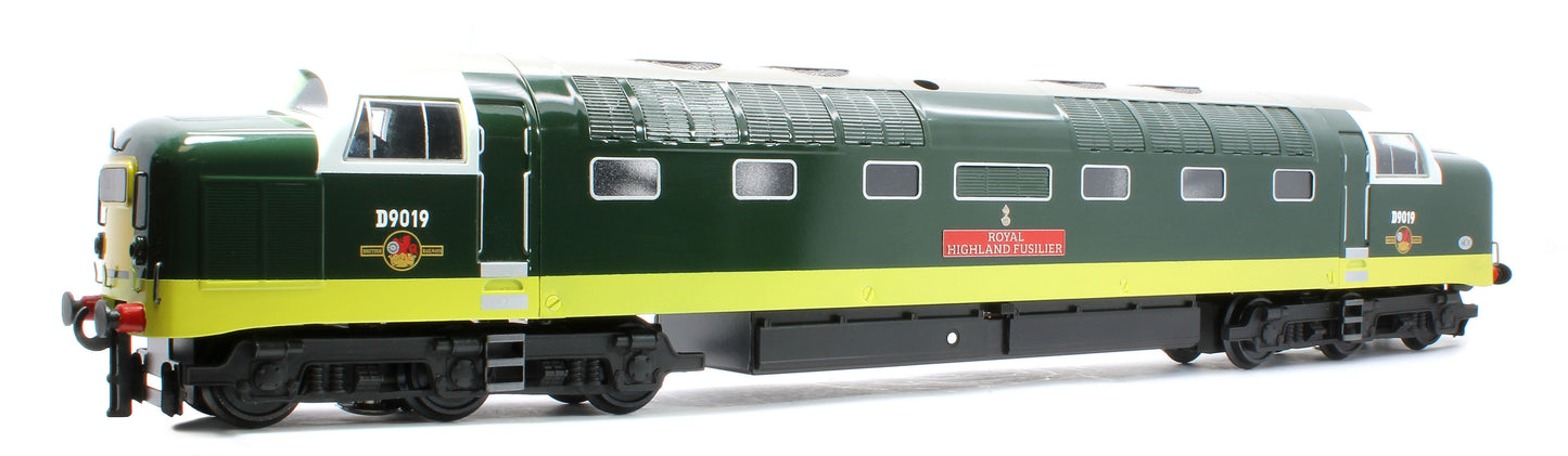 E/41-B2 Class 55 English Electric Deltic "The Royal Highland Fusilier" BR Green Small Yellow Panels No. D9019 Diesel Locomotive