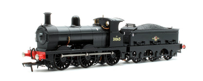 SECR O1 No.31065 British Railways Late Crest Unlined Black Steam Locomotive - DCC Sound