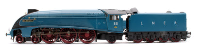 Pre-Owned BL-001-010 Black Label Class A4 Seagull LNER Garter Blue Unvalanced 4-6-2 No.33 Steam Locomotive - DCC Sound & Smoke