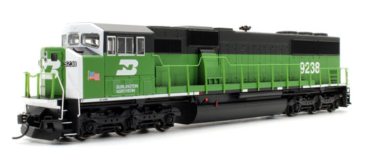 Pre-Owned EMD SD60M 3 Window Cab Diesel Locomotive Birlington Northern - Road #9238 - DCC Sound