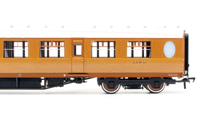 Pre-Owned Thompson 3rd Class Corridor Coach LNER Teak '1090'