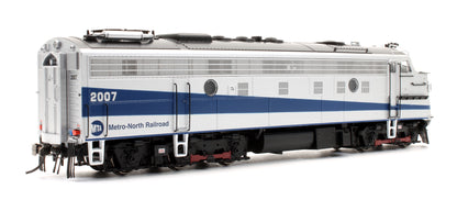 Pre-Owned EMD FL9 Diesel Locomotive Metro-North Silver & Blue - Road #2007 - DCC Sound