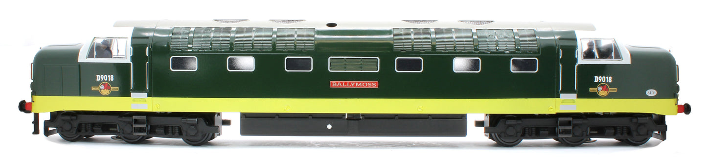 E/41-B2 Class 55 English Electric Deltic "Ballymoss" BR Green Small Yellow Panels No. D9018 Diesel Locomotive
