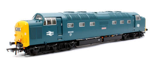 Class 55 Deltic 55020 'Nimbus' BR Blue Diesel Locomotive (DCC Sound)