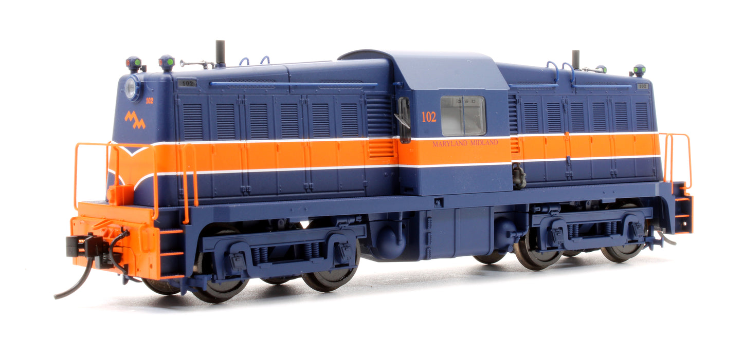 Pre-Owned Whitcomb 65-Ton Maryland Midland Diesel Locomotive - DCC Sound