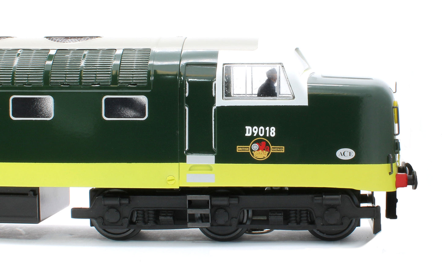 E/41-B2 Class 55 English Electric Deltic "Ballymoss" BR Green Small Yellow Panels No. D9018 Diesel Locomotive