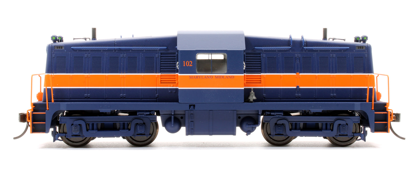 Pre-Owned Whitcomb 65-Ton Maryland Midland Diesel Locomotive - DCC Sound