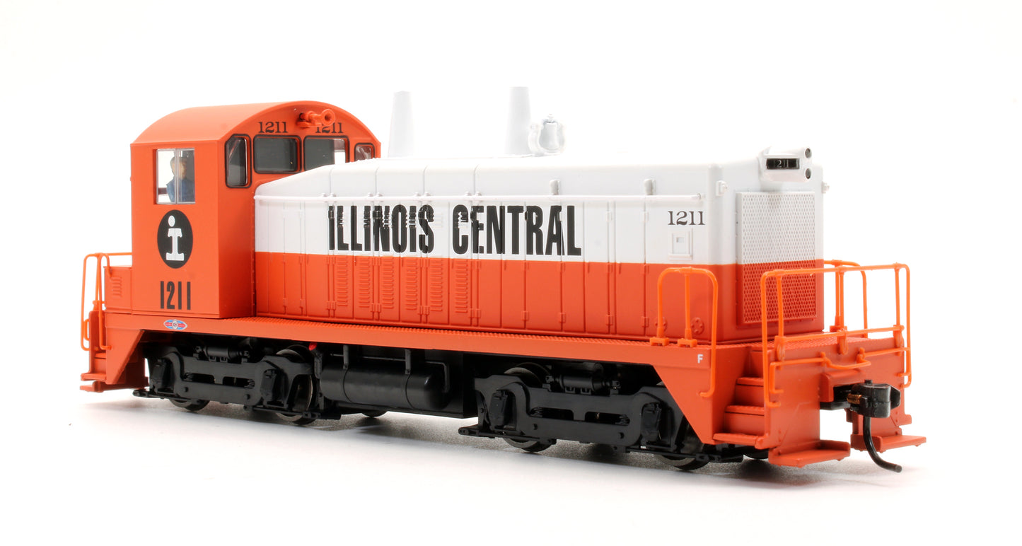 Pre-Owned EMD SW7 Diesel Locomotive Illinois Central - Road #1211 (DCC Sound Fitted)