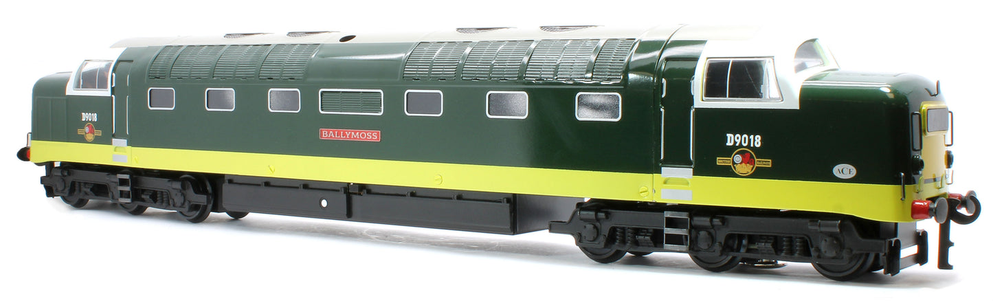 E/41-B2 Class 55 English Electric Deltic "Ballymoss" BR Green Small Yellow Panels No. D9018 Diesel Locomotive